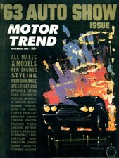 1963 new cars featured in