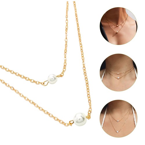 Collana doppio strato - collana,