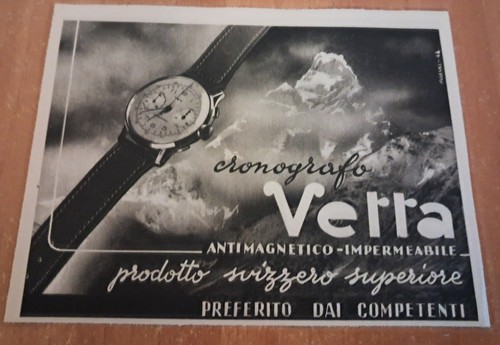 Pubblicità cronografo vetta - pubblicità,
