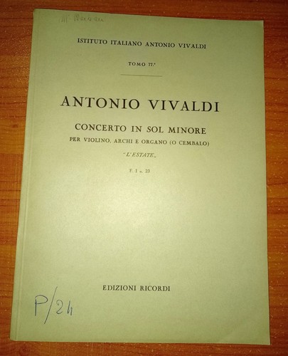 Vivaldi concerto sol - concerto,