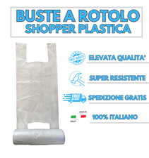 12 Rotoli Shopper HD Sacchetti