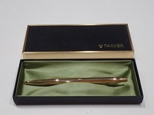 PARKER PENNA A SFERA DORATA CON SCATOLA VINTAGE (S6)
