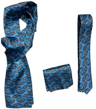 Cravatta Foulard Set Con