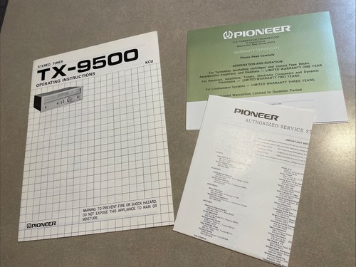 Sintonizzatore pioneer 9500 - pioneer, tx-9500