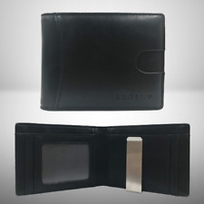 Portafoglio uomo in pelle nero