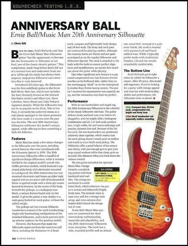Ernie ball music man 20th - music,