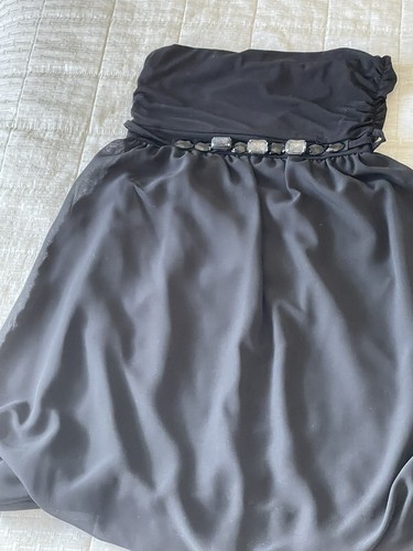 Abito nero chiffon - abito,