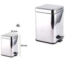 Pattumiera In Acciaio A Pedale