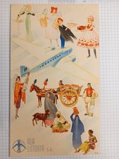 Menu Ala Littoria Ventennio Aereo Aeronautica Grafica Pubblicita'