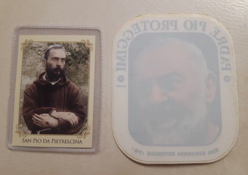 Padre pio sticker santino - sticker,