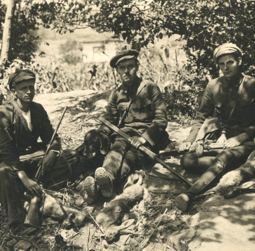 Foto epoca cacciatori con - d'epoca,