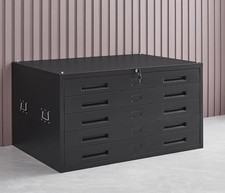 Cassettiera studio tecnico formato A0 nera nuova ancora imballata fatturata