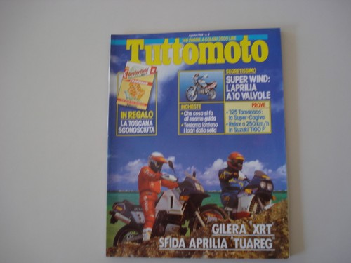 Tuttomoto 1988 gilera xrt - tuttomoto, 8/1988
