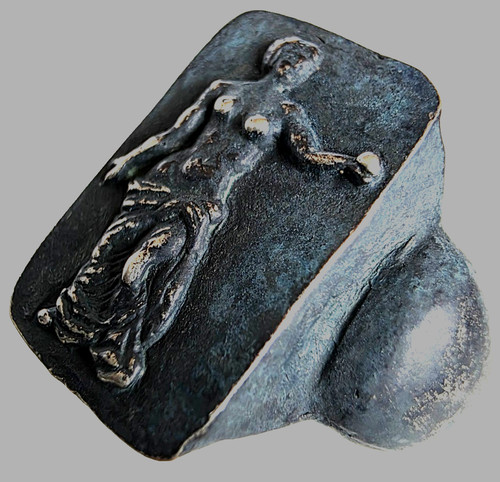 Anello argento romano antico