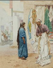 Quadro scena mercato