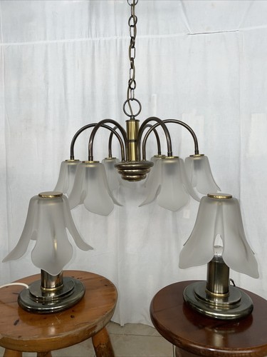 Set lampadario con coppia - set,