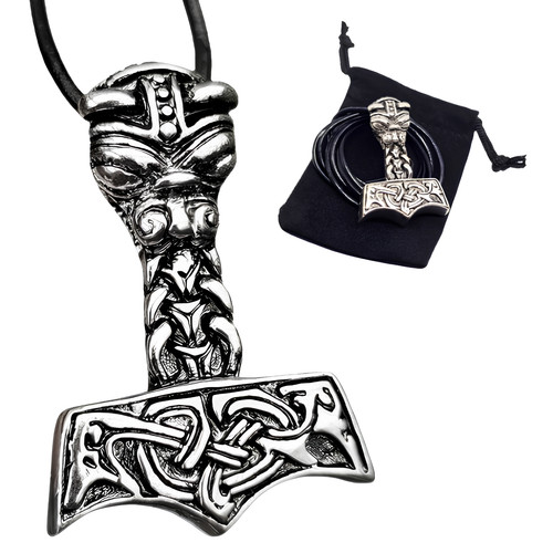 Collana pelle asatru - in, di