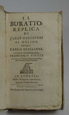 APROSIO ANGELICO. Il Buratto; replica di Carlo Galistoni al Molino del Si 1642