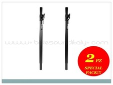 2x 2pz PROAUDIO SP20BK supporto distanziatore tra diffusore satellite-subwoofer