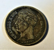 Francia 1826 A Carlo X 1/4 franco VF/XF 