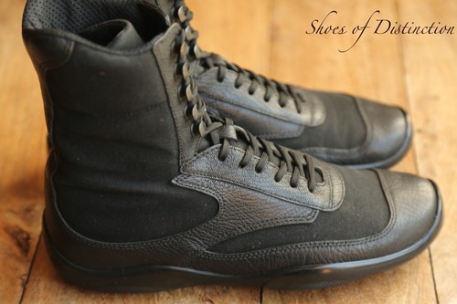 Sneakers alte prada nere - sneakers,