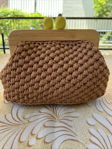 Borsa clutch uncinetto donna - borsa,