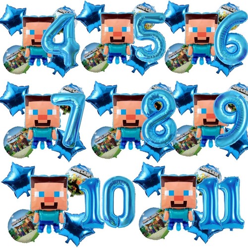 Minecraft foil palloncini elio - minecraft,