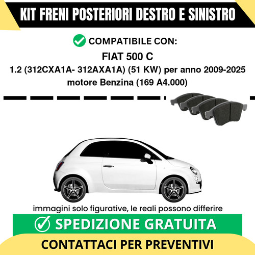 Pastiglie freno posteriori - pastiglie,