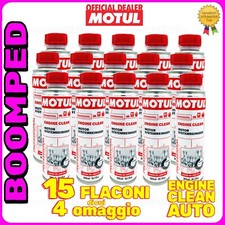 MOTUL ENGINE CLEAN Additivo Pulizia Lavaggio Olio Motore auto 15x300ml 15MO46