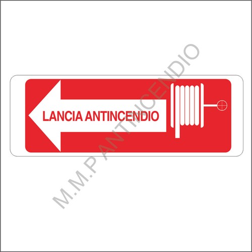Cartello segnaletico lancia - segnaletico,