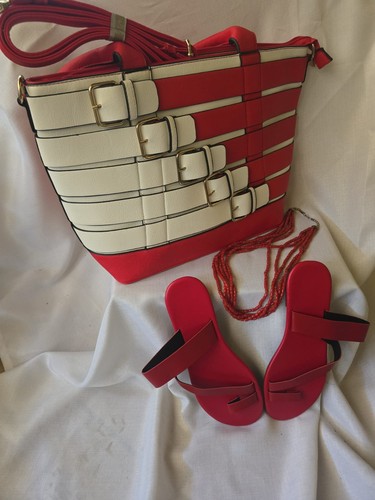 Set borsa scarpe collana - set,