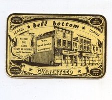 ADESIVO CON VELINA - BELL BOTTOM JEANS - 12X8 CM