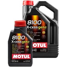 6lt Olio Motore 100% Sintetico 8100 X-Cess Gen 2 5w40 Per Auto - 109774 Motul