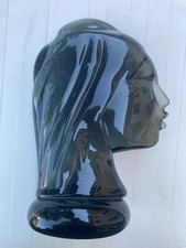 Ermanno Nason – Scultura “Testa di Donna” Vetro Fumè - Murano – Firmata