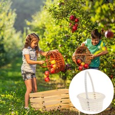  10pcs cestini di fiori in tessuto in rattan per bambini cestini in rattan