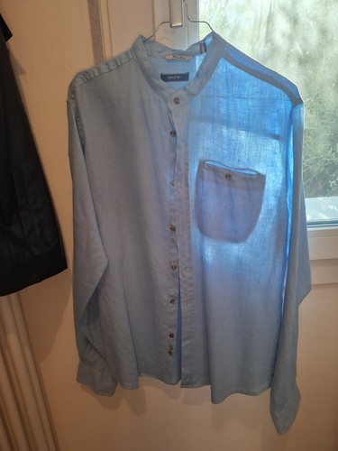 Camicia azzurra guy - azzurra, nuova