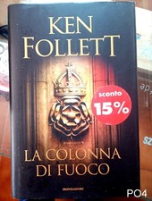 La colonna di fuoco di Ken Follett - libro PO4