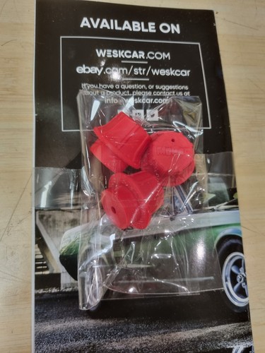 Weskcar kit bouchons rouges - de,