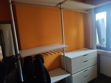 Dressing-cabina armadio componibile bianco IKEA