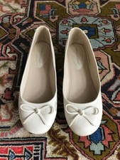 Ballerine bianche con fiocco in pelle, Francescomilano, IT 39