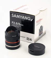 Samyang f2.8 8mm umc fish eye II for Canon M