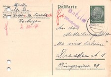 720517) DR Landpostblg. Zadzim über Zdunska Wola Wartheland Posen 