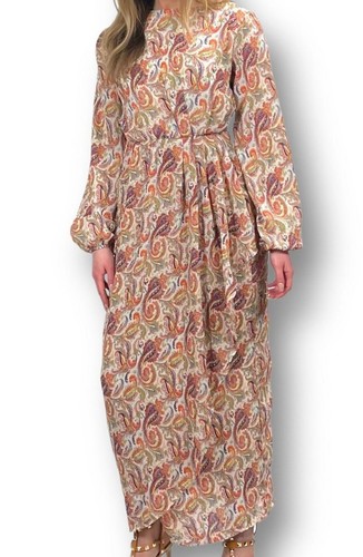 Abito elegante stampa paisley