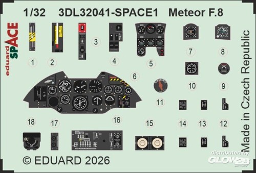 Eduard accessories meteor 8 - eduard, f.8