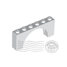 2x LEGO 15254 Arco 1x6x2