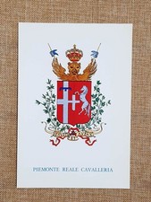 Cavalleggeri Piemonte Reale Emblema o stemma araldico Reggimento di Cavalleria