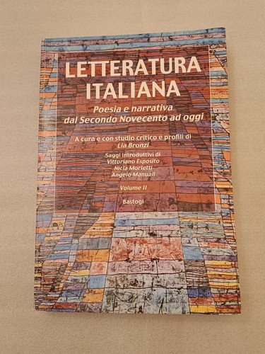 Letteratura italiana poesia e - poesia,