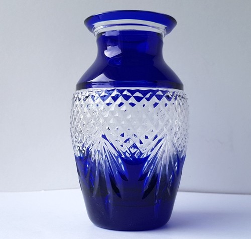 Vecchio cristallo vaso vetro - vecchio,