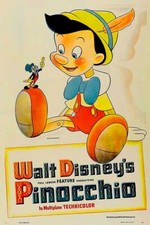 Poster Manifesto Locandina Cinema Film Walt Disney Pinocchio Stampa 32x47 Cm.