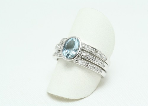 Anello donna acquamarina - donna,